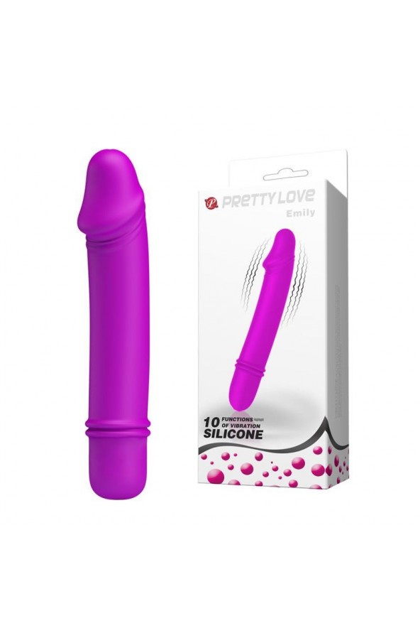 Mini penis wibrator realistyczny sex 12cm 10trybów
