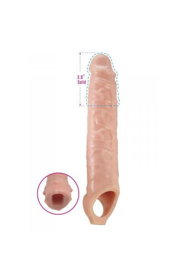 Duża długa nakładka na penisa sex przedłużka 28cm