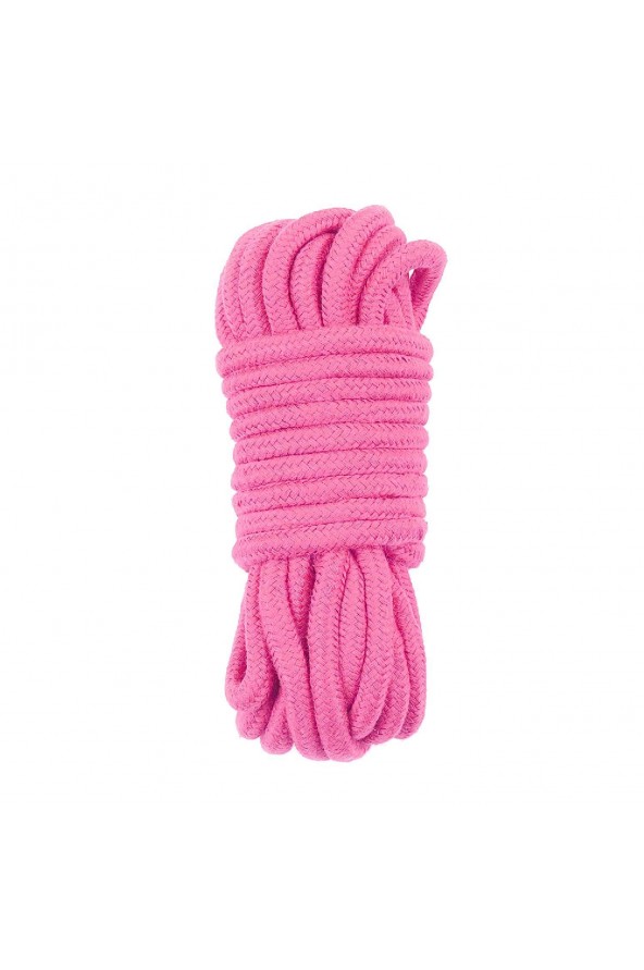 Różowy sznur do wiązania rąk i nóg BDSM 10 m