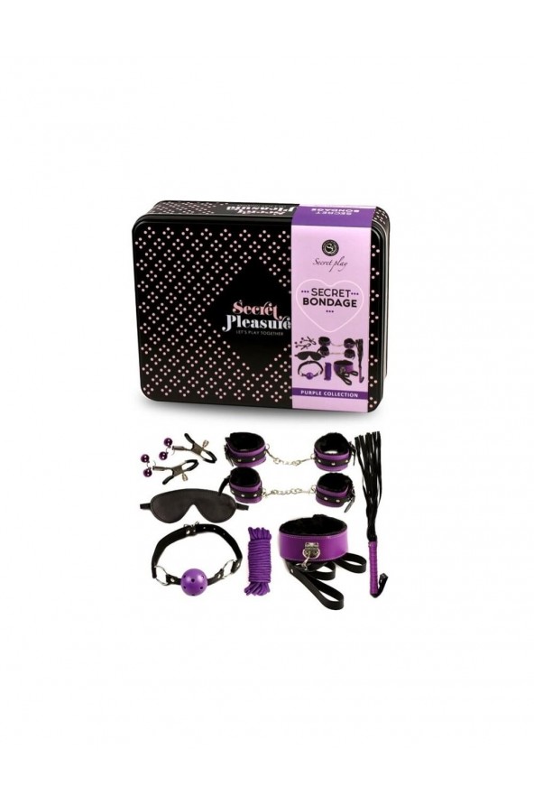 Secret Bondage - Set 8 pcs Purple &amp; Black