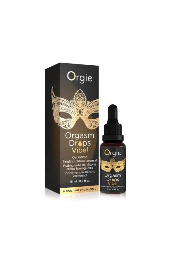 ORGIE Orgasm Drops Vibe Peach Flavor 15 ml