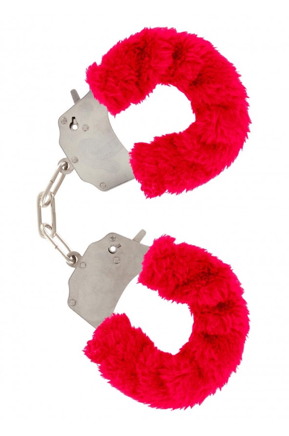 Erotyczny prezent kajdanki z futerkiem kluczykiem