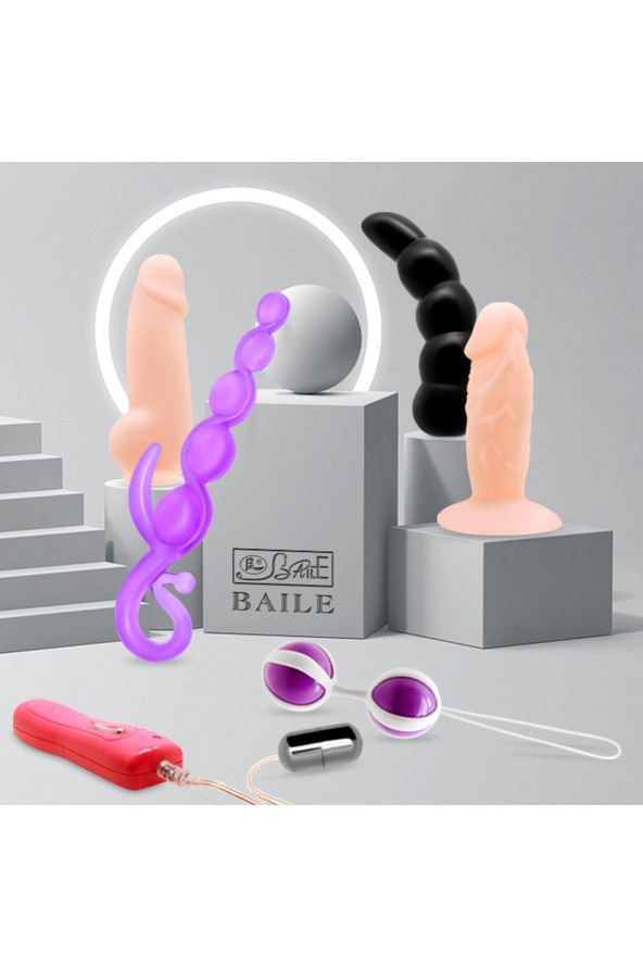Zestaw wibratorów i zabawek erotycznych dla par